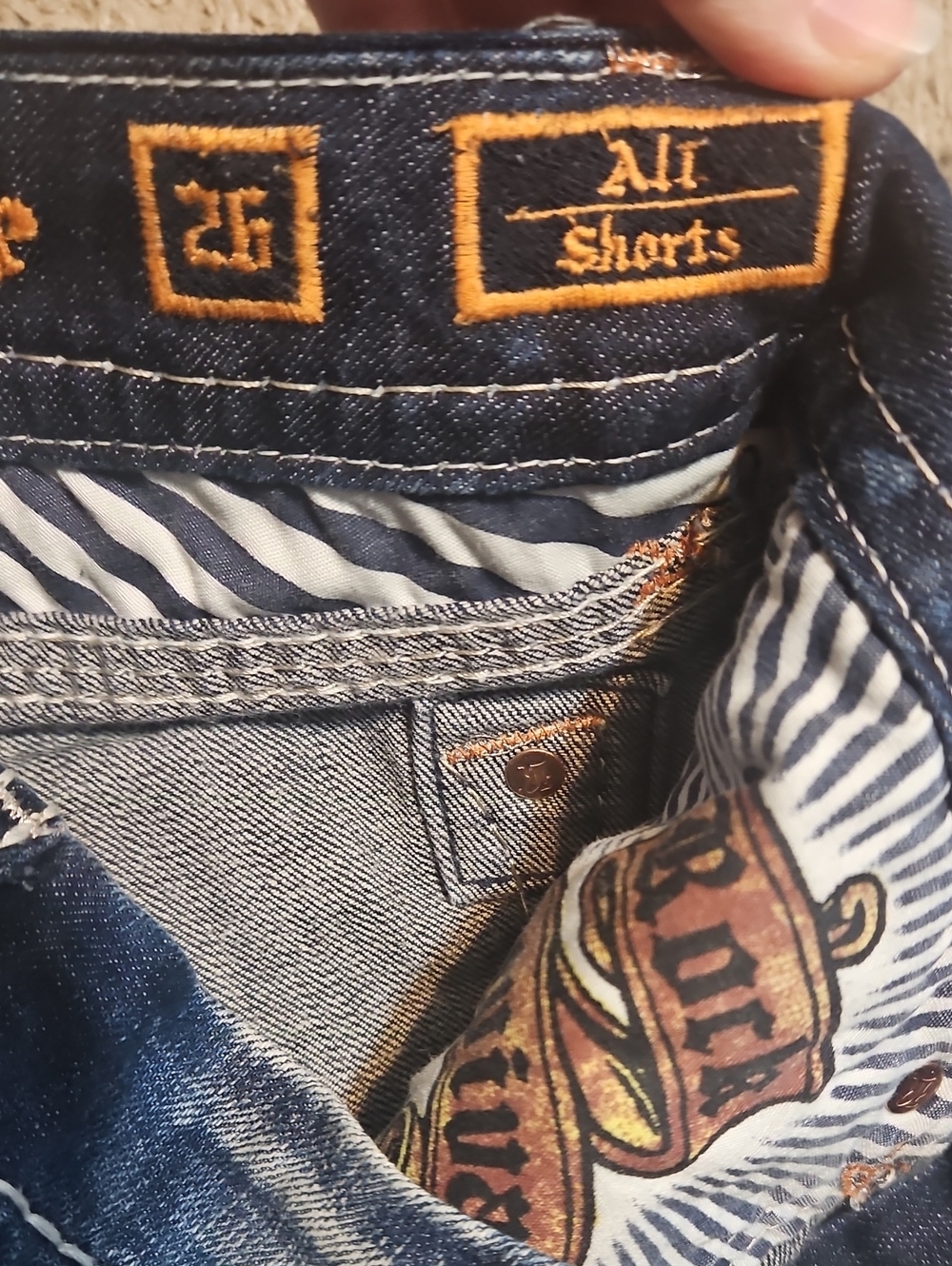 Rock Revival Ali Low-Rise Distressed Denim Shorts - Picture 8 of 9